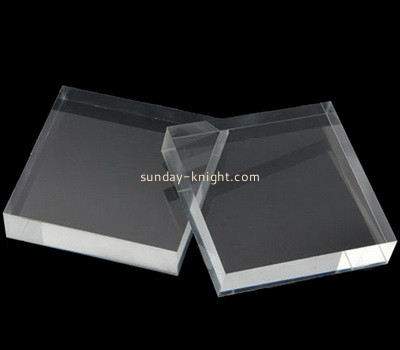 Custom laser cutting clear acrylic display blocks CAK-203