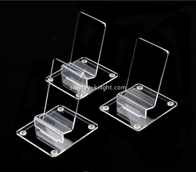 Transparent lucite cell phone display stands with holder CPK-011