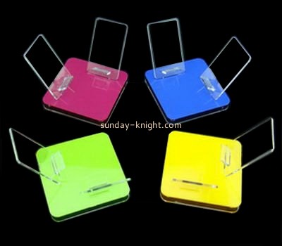 Perspex cell phone display stands can holder two phone in one set CPK-016