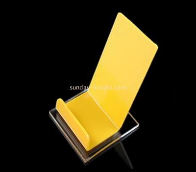 Yellow lucite mobile phone display holder CPK-018