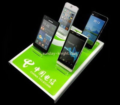 Acrylic products manufacturer customize cell phone retail display racks CPK-065