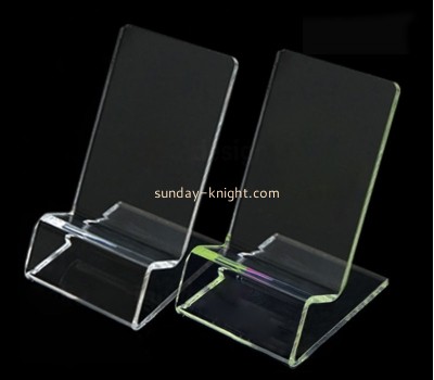 Acrylic factory customize table top best phone display stands CPK-079