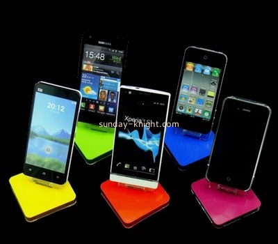 Acrylic display manufacturers customized acrylic cell phone holder for desk CPK-106
