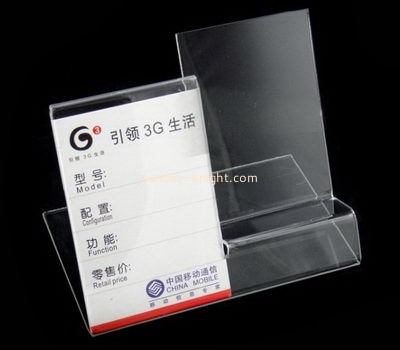 OEM supplier customized acrylic phone holder with price sign CPK-118