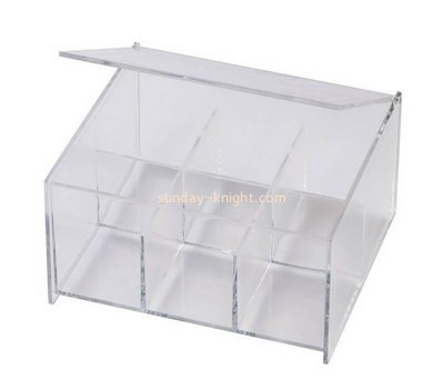 Acrylic display case with two divider DBK-004