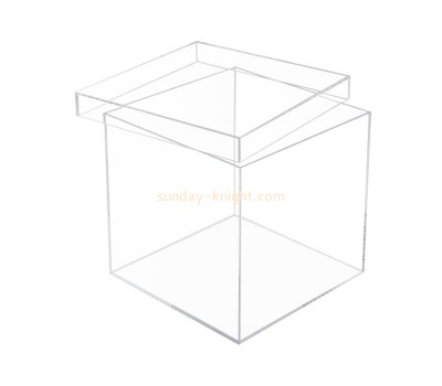 Transparent acrylic storage box with lid DBK-018
