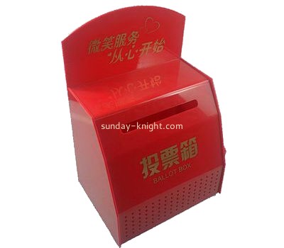 Customize red antique voting box DBK-842