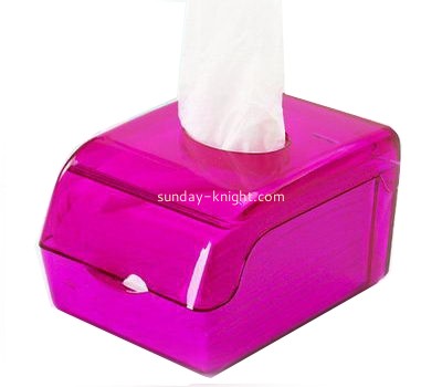 Customize acrylic designer tissue box holder DBK-862