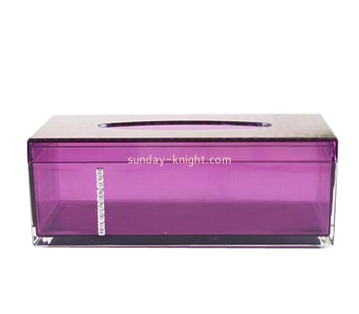 Customize acrylic modern tissue box cover DBK-863
