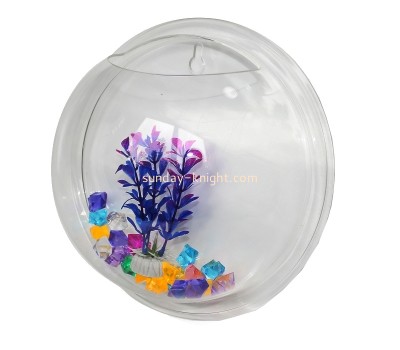 Transparent acrylic round fish tank FTK-017