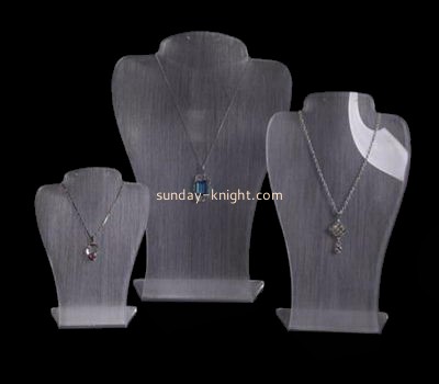 Acrylic jewelry displays stand for necklace JDK-006