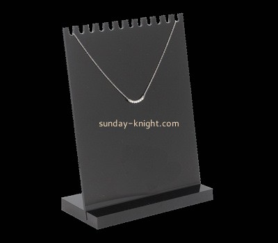 Black acrylic earring and necklace display stand JDK-013