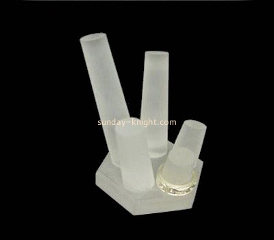 Acrylic ring display stand with four holders JDK-017