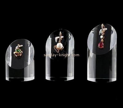 Clear acrylic block jewelry display stand JDK-036