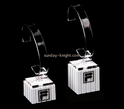 Custom design acrylic logo block watch display stand jewelry display stand JDK-050