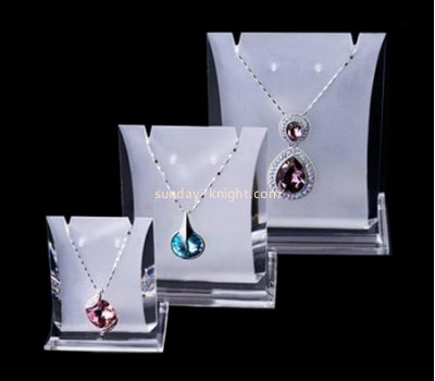 Supplying acrylic perspex jewellery display plastic counter display stands display necklaces JDK-088