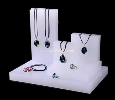 Factory acrylic necklace displays wholesale acrylic necklace display rack necklace stands displays JDK-112