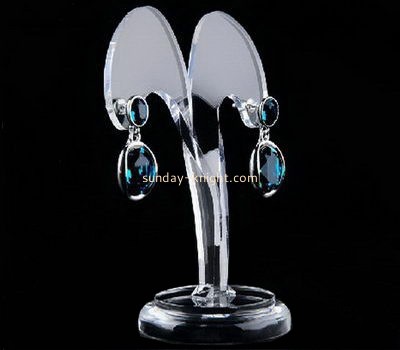 Custom acrylic display holders acrylic earring trees and jewelry trees jewellery display stands for shops JDK-119