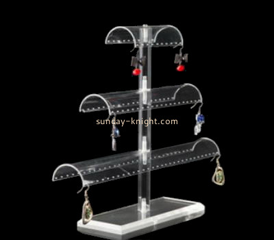 Custom acrylic earring display rack retail earring display racks jewlery display JDK-150