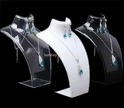 Custom acrylic stand display jewelry display bust necklace jewelry display JDK-188