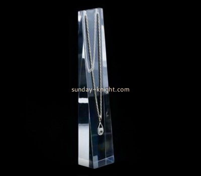 Customized cheap necklace display stands display plastic stands jewellry display JDK-207