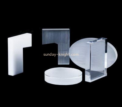 Customized acrylic counter display stands tabletop jewelry display necklace and earring display JDK-252