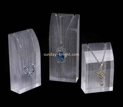 Custom acrylic plastic jewelry necklace displays stands wholesale JDK-289