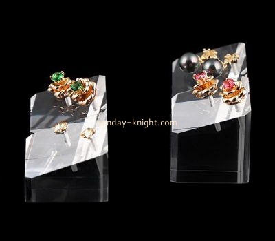 Acrylic items manufacturers customized earring display holder stands for retail JDK-318