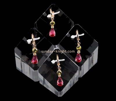 Acrylic display manufacturers customized acrylic retail product display earring holder stands JDK-332
