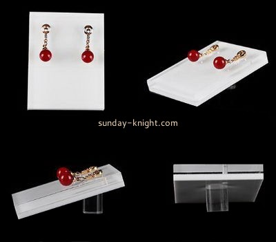 Acrylic products manufacturer customized plastic earring holder display stands for retail JDK-337