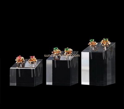 Perspex manufacturers customized cute earring and ring holder JDK-338