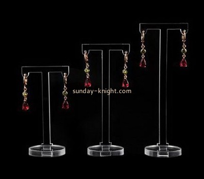 Acrylic plastic supplier customized retail earring display stand racks for sale JDK-341