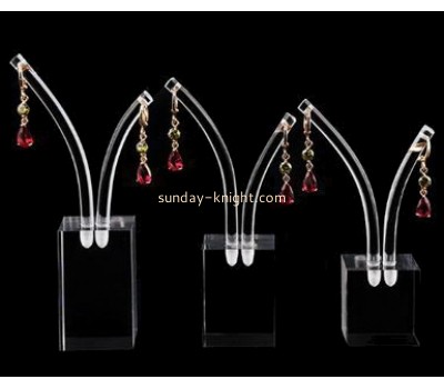 Acrylic plastic supplier wholesale earring items display stands for retail JDK-342