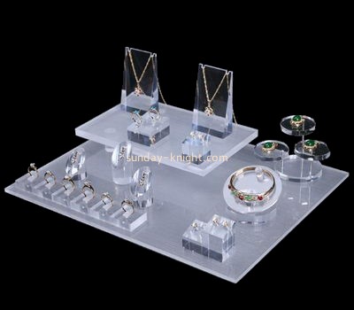Plexiglass manufacturer customized acrylic jewelry display stands JDK-372