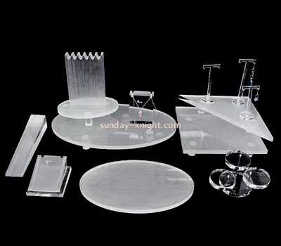 Acrylic manufacturers customized acrylic retail jewellery display stands JDK-385