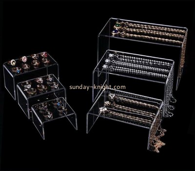 Shop display stands suppliers customized acrylic retail jewellery display stands JDK-403