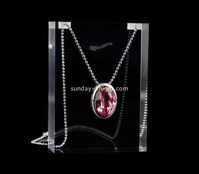 Perspex manufacturers customized acrylic necklace display JDK-439
