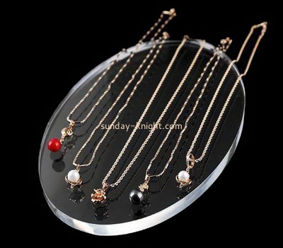 Perspex manufacturers customized acrylic necklace jewelry display JDK-447