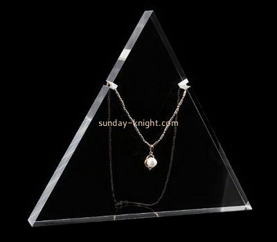 Acrylic company customized acrylic jewelry necklace display stands JDK-449