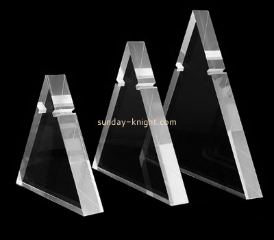 Lucite manufacturer customized acrylic long necklace display stand JDK-450