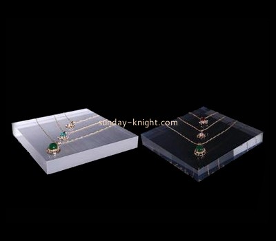 Plexiglass manufacturer customized acrylic necklace and earring display stands JDK-458