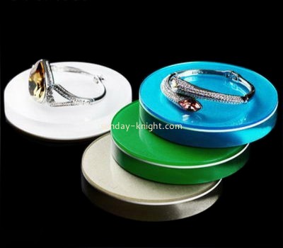 Customize acrylic wedding ring holder dish JDK-496