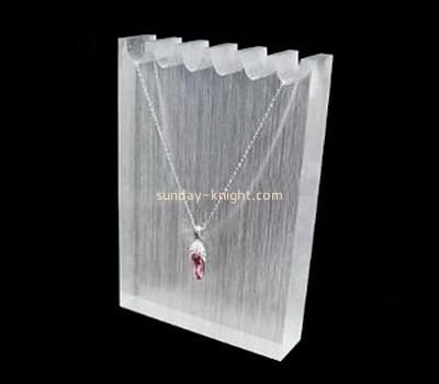 Customize acrylic multiple necklace display stand JDK-534