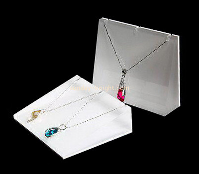 Customize white necklace display stand JDK-535