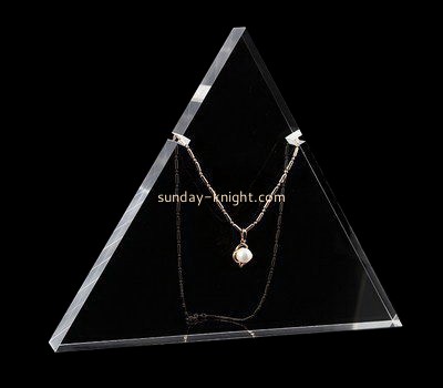 Customize acrylic necklace display stand wholesale JDK-538