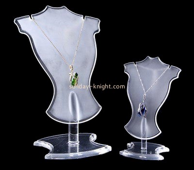 Customize acrylic necklace bust display stand JDK-536