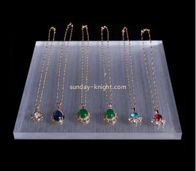 Customize acrylic long necklace jewelry holder JDK-557