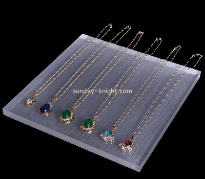 Customize acrylic necklace jewelry organizer JDK-681