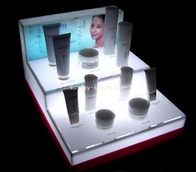 Custom lucite makeup display stand for counter top MDK-032