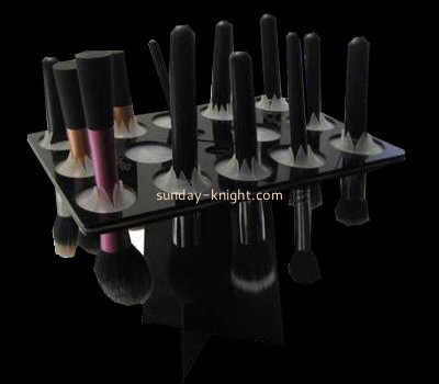 Fashion design black acrylic makeup brush organizer MDK-035